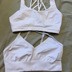 Two lululemon size 6 c/d bras